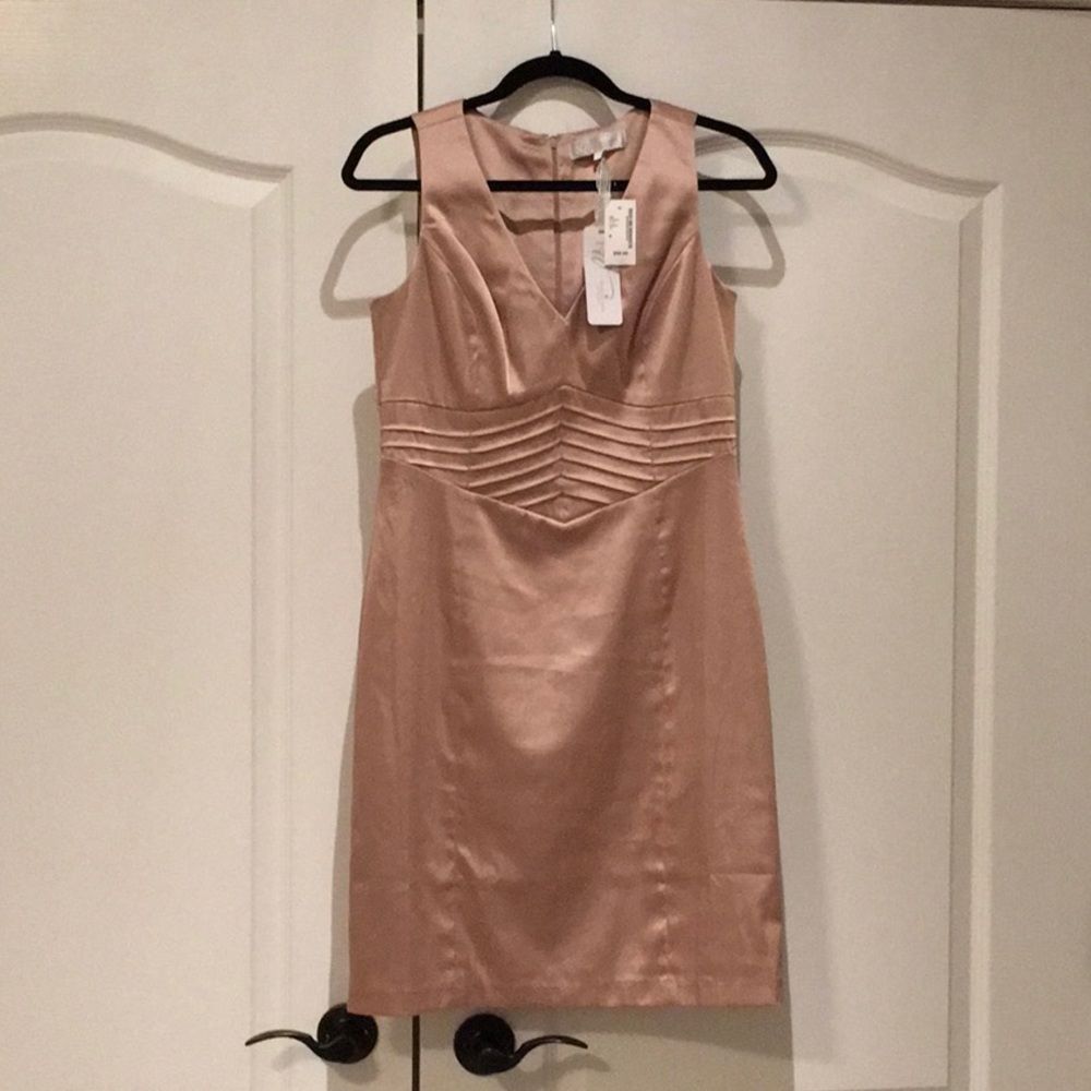 Elegant Sleeveless Pink Wedding Dress